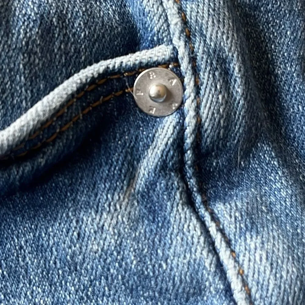Frame Blue Le Crop Flared Jeans